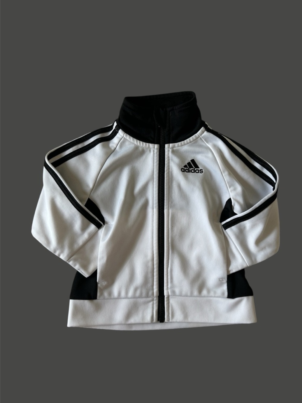 6m Adidas White & Black Track Jacket